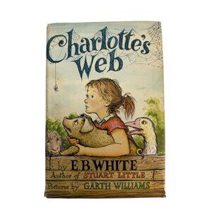 Vintage E.B. White Charlottes Web Book Club Edition Hardcover Classic Literature